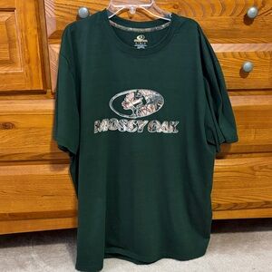 Mossy Oak Dark Green Short Sleeve Tee